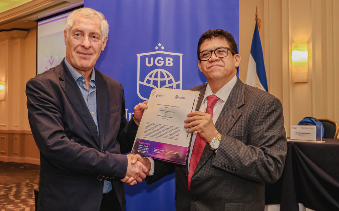 Firma de Convenio: Universidad Gerardo Barrios y Universidad Bernardo O’Higgins de Chile