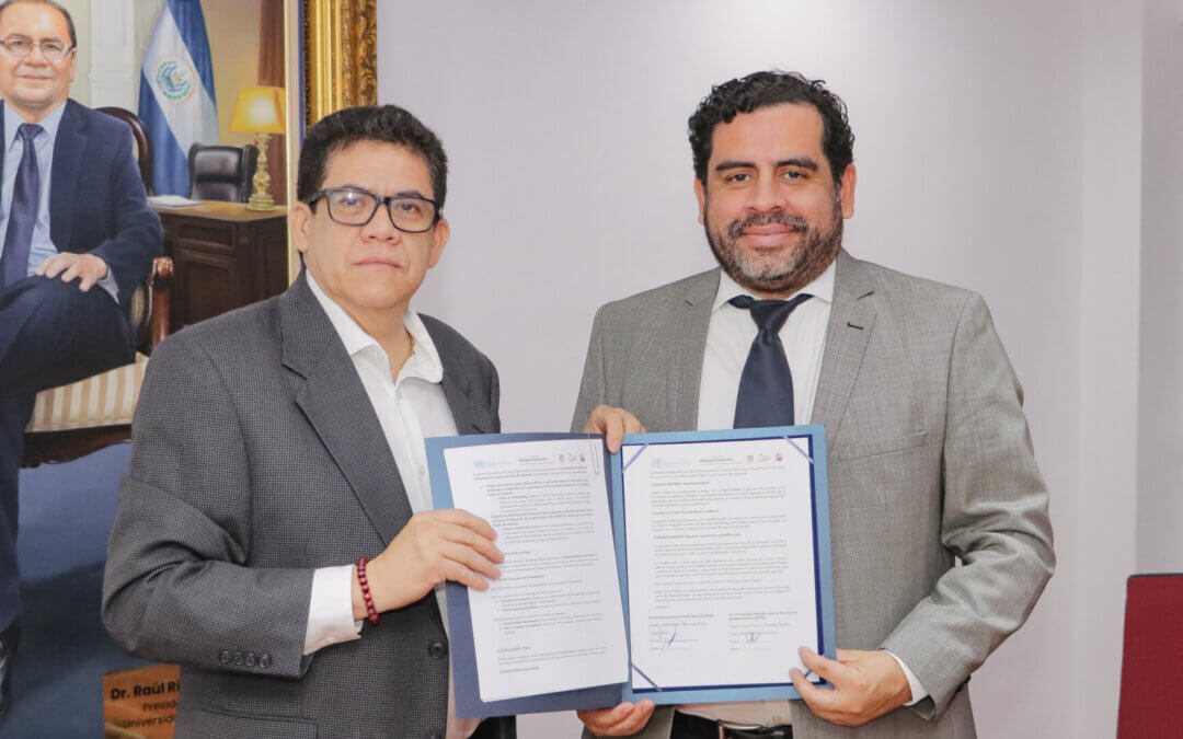 UGB y NIMD firman convenio para fortalecer el liderazgo ambiental de las mujeres en Morazán