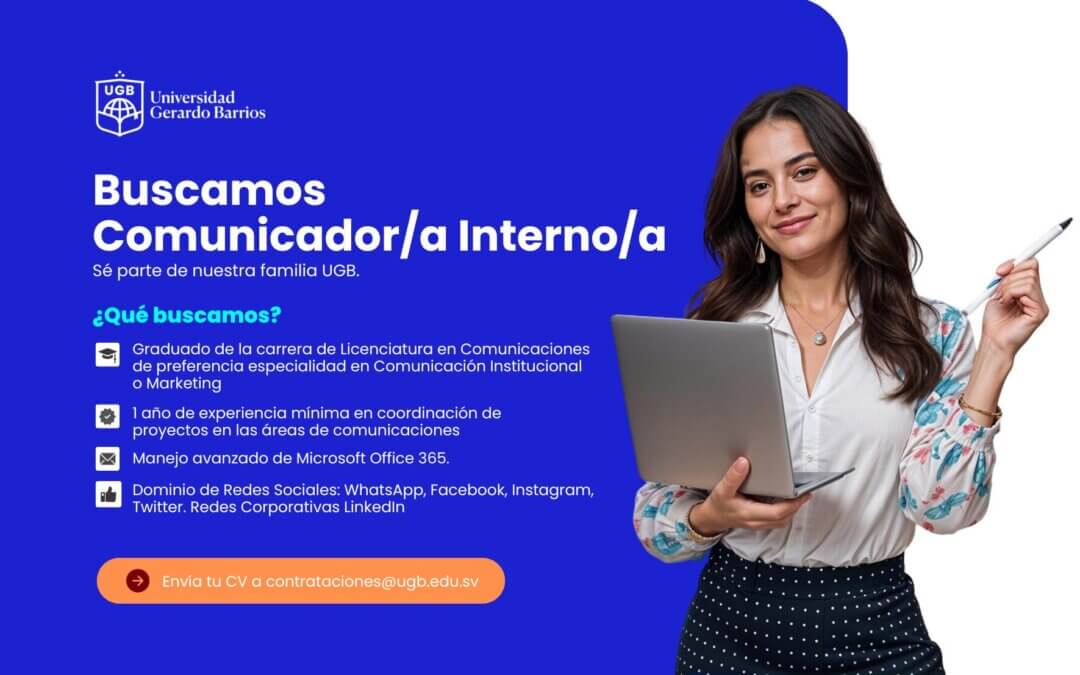 PLAZA DISPONIBLE: COMUNICADOR/A INTERNO/A