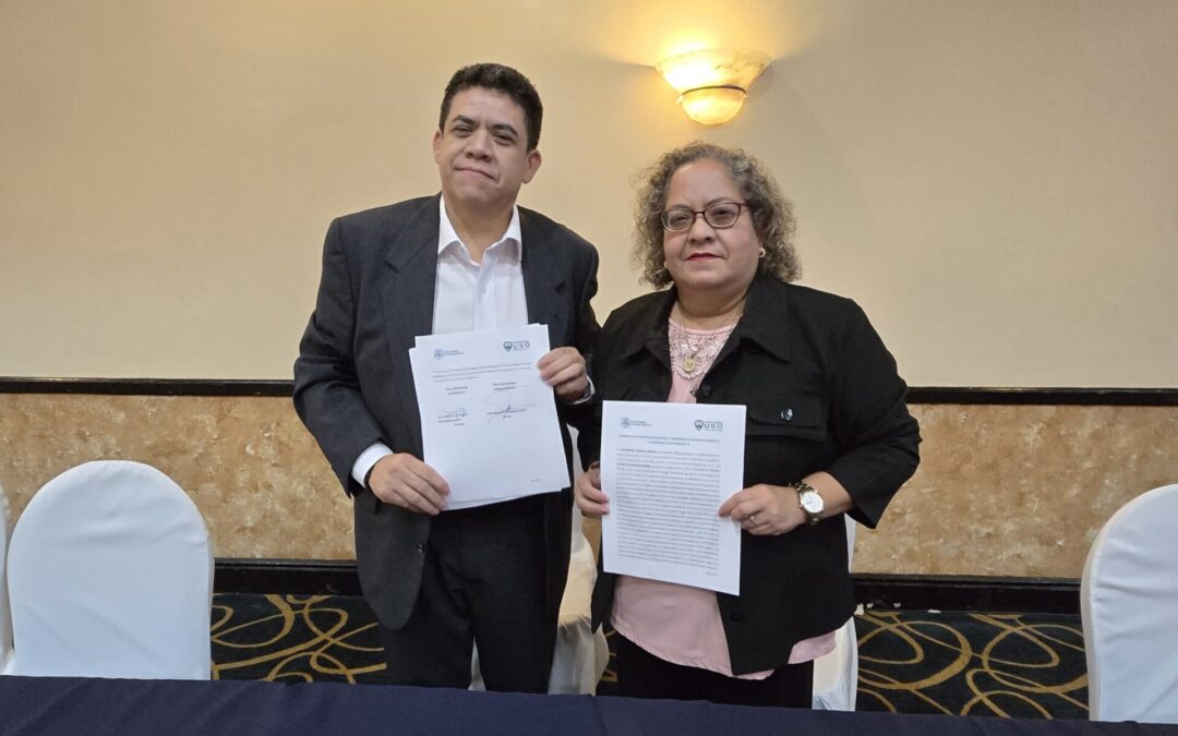 UGB y USO firman convenio de cooperación interinstitucional
