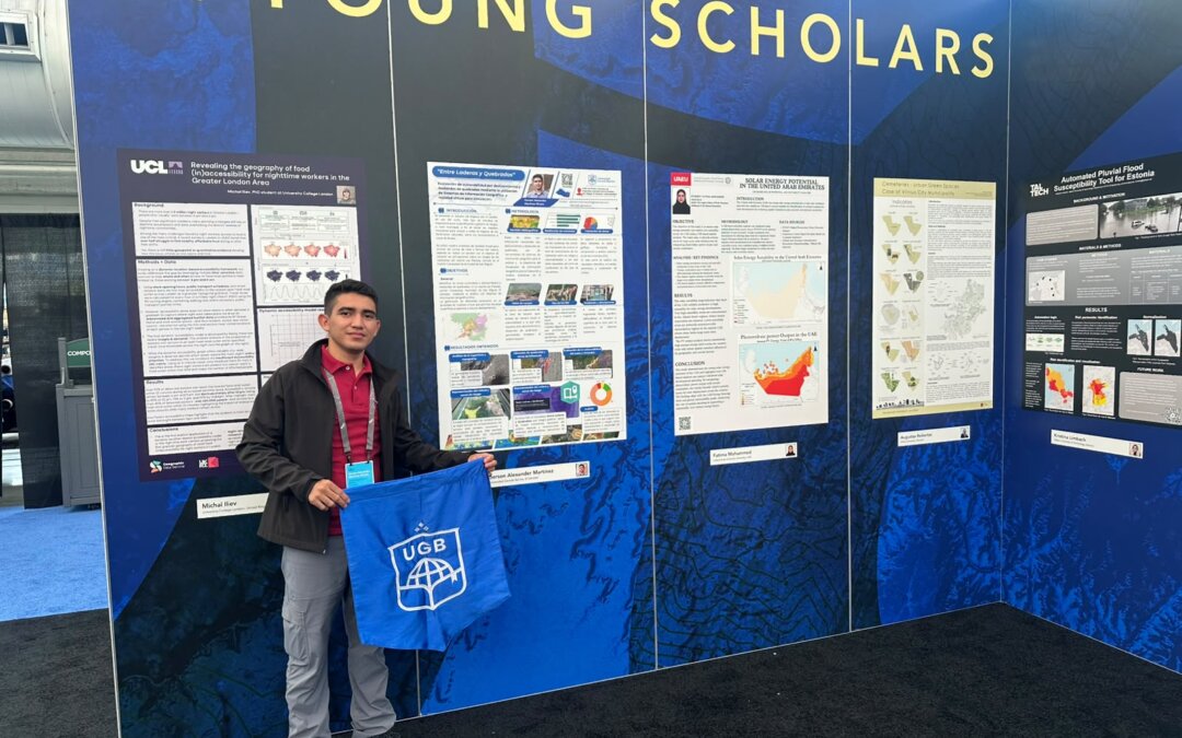 Gerson Martínez ya se encuentra en Estados Unidos para representar a El Salvador y a la UGB en la Conferencia Internacional de Usuarios Esri 2026